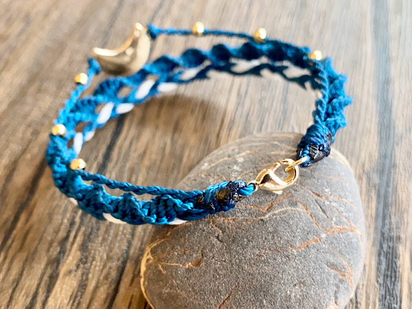 蠟線手環收尾方式與尺寸測量